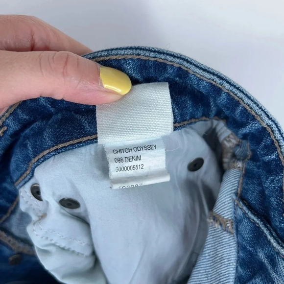 Ksubi Chitch Odyssey Denim Distressed Slim Fit Cotton Japanese Inspired Size 34 - Picture 9 of 12